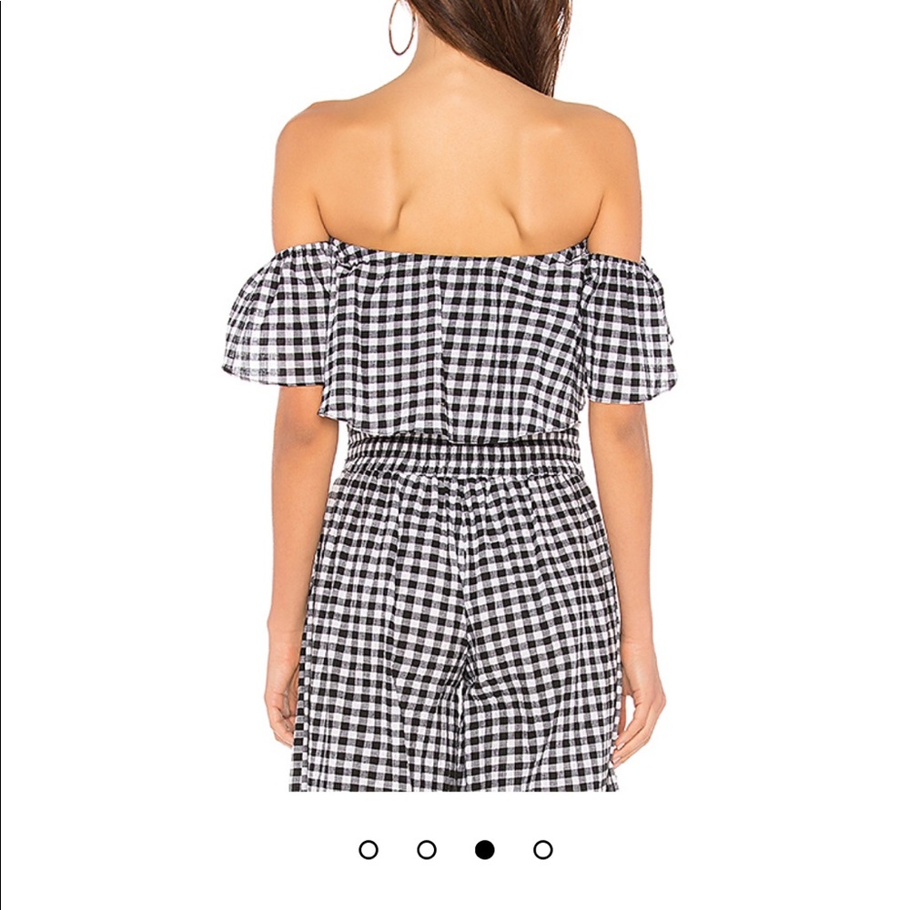 Nwt Matching Set Misa Gingham Top & Bottom - image 3